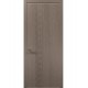 Двері міжкімнатні Папа Карло колекція Style ST-12 Дуб сірий, алюмінієвий кромка сірий