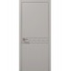 Двери межкомнатные Папа Карло коллекция Style ST-11 Светло серый супермат, кромка алюминий серый