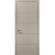 Двері міжкімнатні Папа Карло колекція Style ST-09 Дуб кремовий, кромка сірий алюміній