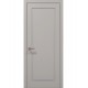 Двері міжкімнатні Папа Карло колекція Style ST-01 колір Світло сірий супермат кромка ABC