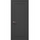 Двері міжкімнатні Папа Карло колекція Style ST-01 колір Темно сірий супермат кромка ABC