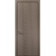 Двері міжкімнатні Папа Карло колекція Style ST-12 Дуб сірий, кромка алюміній чорний