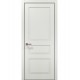 Двері міжкімнатні Папа Карло колекція Style ST-03 Ясен білий, кромка алюміній чорний