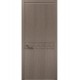 Двері міжкімнатні Папа Карло колекція Style ST-11 Дуб сірий, алюмінієвий кромка сірий