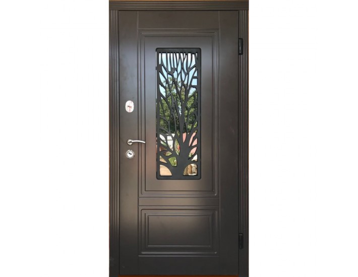 Фото Вхідні двері вуличного типу серія Концепт модель S-3 (Дерево) 1