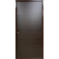 Двери входные ПОРТАЛА Металл-ДСП Притвор RAL 8019/Венге магия
