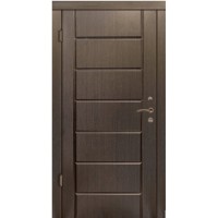 Двери входные ПОРТАЛА Металл-МДФ Элегант Антик/Токио (Антик/Венге темный горизонт)