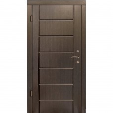 Двери входные ПОРТАЛА Металл-МДФ Элегант Антик/Токио (Антик/Венге темный горизонт)