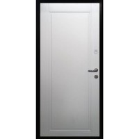 Двері вхідні ПОРТАЛА Модерн Егіна RAL 8019/біла шагрень