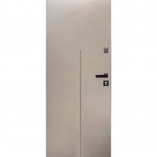 Двери входные ПОРТАЛА Трио Модерн софттач серый/софттач хаки