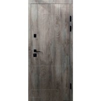 Двери входные ПОРТАЛА Трио Неаполь-2 спил пепельный
