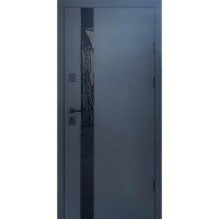 Двері вхідні Qdoors • Стріт • Елегант (антрацит / біле дерево) хром