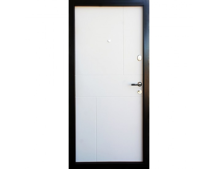 Фото Двері вхідні квартирного типу • Преміум • Стиль-М (венге сірий горизонт АРТ / біле дерево) 3
