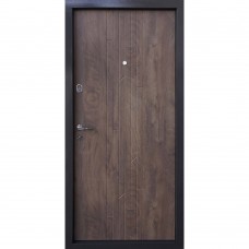 Двери входные Qdoors • Премиум • Люксор (спил дерева коньячный)