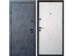 Фото Двері вхідні квартирного типу • Преміум • Некст (мармур темний / бетон бежевий) 1