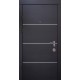 Двері вхідні Qdoors • Авангард • Горизонт AL (венге темний горизонт / біле дерево)