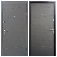 Двері вхідні Qdoors • Еталон • Нео (венге сірий горизонт)