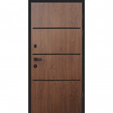 Двері вхідні Qdoors • Форт Lama • Bay (дуб темний)