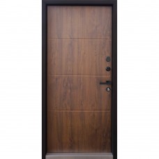 Двері вхідні Qdoors • Форт Lama • Bay (дуб темний)