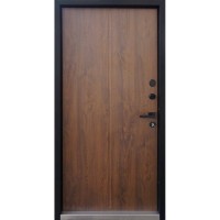 Двері вхідні Qdoors • Форт Lama • Line (дуб темний)