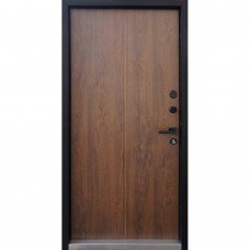 Двері вхідні Qdoors • Форт Lama • Line (дуб темний)