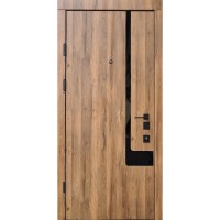 Двері вхідні Qdoors • Авангард • Босфор Ak (дуб артизан/біла емаль)