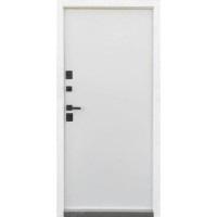 Двері вхідні Qdoors • Стріт • Бонд (графіт пісок-темне дерево / гладь vinorit білий)