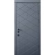 Двері вхідні Qdoors • Авангард • Бакарди (антрацит/біла емаль)