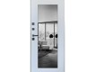 Фото Двері вхідні квартирного типу • Еліт • Кристал (антрацит / білий супермат-дзеркало) 3