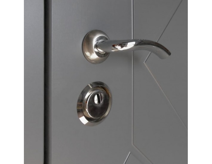 Фото Дверь входная квартирного типа • Премиум • Гранит (серый тисненый) 2