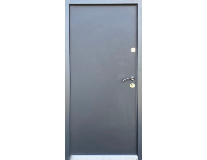Фото Двері вхідні універсального типу • Преміум • Метал - МДФ Люкс (RAL 7024 / антрацит) 3