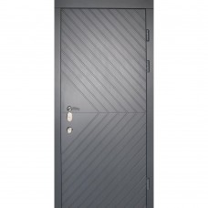 Двері вхідні Redfort • Еліт • Ескада (антрацит / білий супермат)