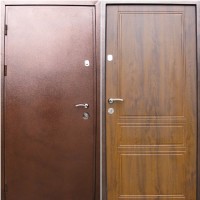 Двери входные Redfort • Премиум • Металл - МДФ Осень (дуб бронзовый)