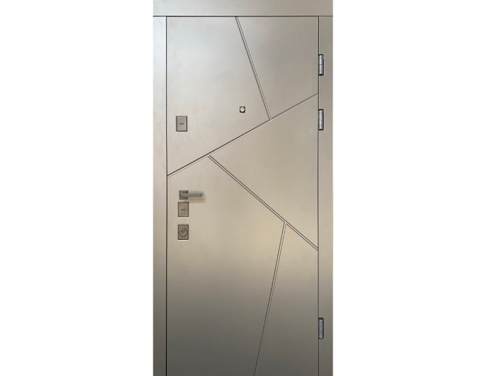 Фото Двері вхідні квартирного типу • Еліт • Стиль (кварцит/білий супермат) 2