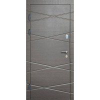 Двері вхідні Redfort • Акцент • Графіка (венге сірий горизонт)