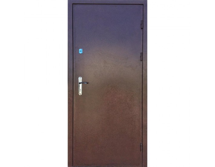 Фото Двері вхідні вуличного типу • Економ • Метал - МДФ Арка (мідний антик/дуб бронзовий) 1