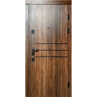 Двері вхідні Redfort • Еліт • Модерн (дуб тютюну)