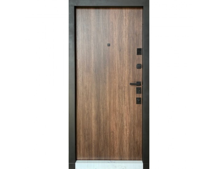 Фото Двері вхідні квартирного типу • Еліт • Модерн (дуб тютюну) 3