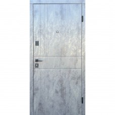 Двери входные Redfort • Оптима плюс • Геометрия (оксид темный / оксид светлый)