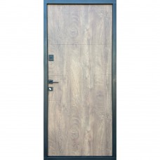 Двери входные Redfort • Оптима плюс • Элегант лайт (Срез дерева коньячная уличная пленка)