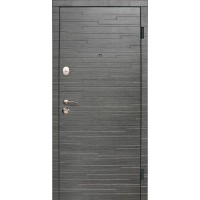 Двері вхідні Redfort • Стандарт плюс • Акустика (венге сірий горизонт)