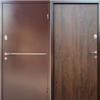 Двері вхідні Redfort • Оптима плюс • Блейд (RAL 8017 / ПВХ)