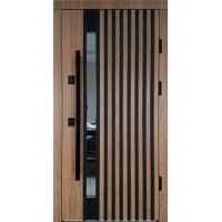 Двері вхідні Redfort • Композит • Найс (дуб світлий/біле дерево)