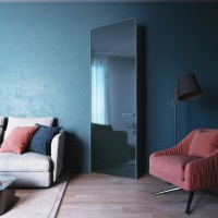 Двері прихованого монтажу Secret Doors зі склом фарбованим Diamond