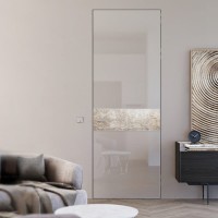 Двері прихованого монтажу Secret Doors зі склом фарбованим Diamond