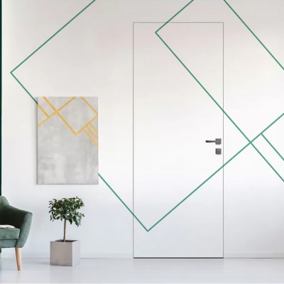 Двері прихованого монтажу під фарбування SecretDoors Light зовнішнього відчинення