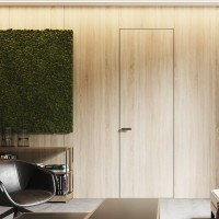 Двери скрытого монтажа Secret Doors шпон натуральный алюминиевое полотно