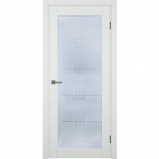 Межкомнатная дверь Delight D1 Crystal белый мат