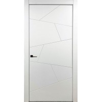 Дверь межкомнатная Status Doors Geometry белая эмаль RAL 9003