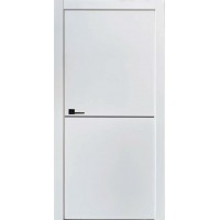 Двері міжкімнатні Status Doors Sky + moldig Black біла емаль RAL 9003